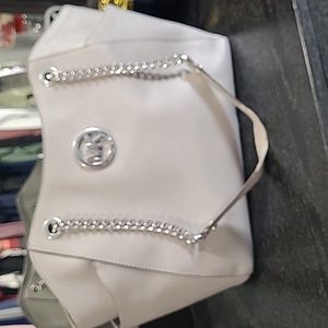 Grey Michael Kors large purse